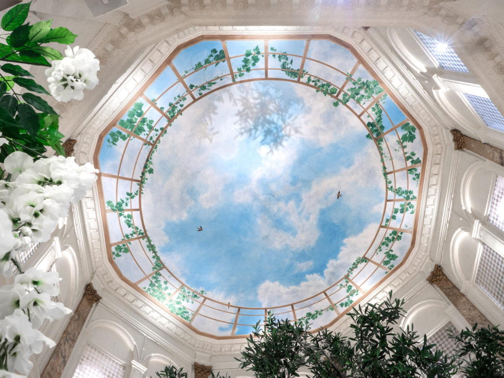 Ciel peint sky ceiling Midland hotel Manchester