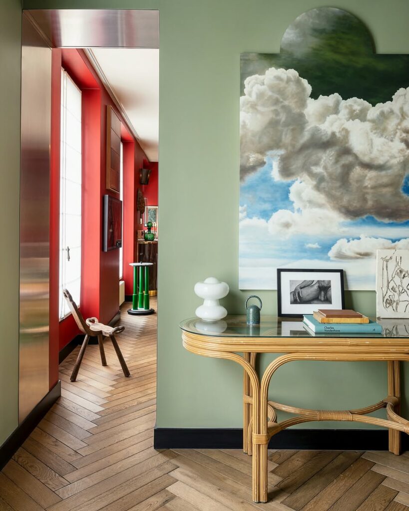 Ciel peint pour l'architecte d'intérieur Hugo Toro