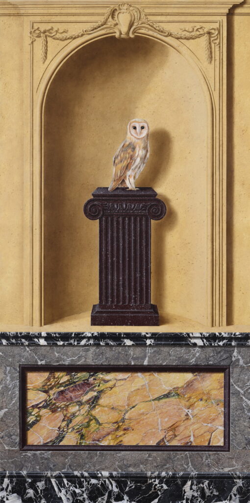 Décor peint en trompe l'oeil
