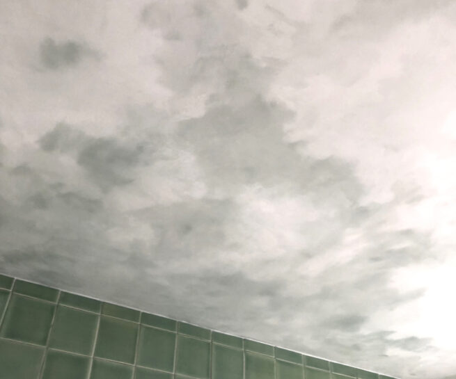 Ciel peint contemporain