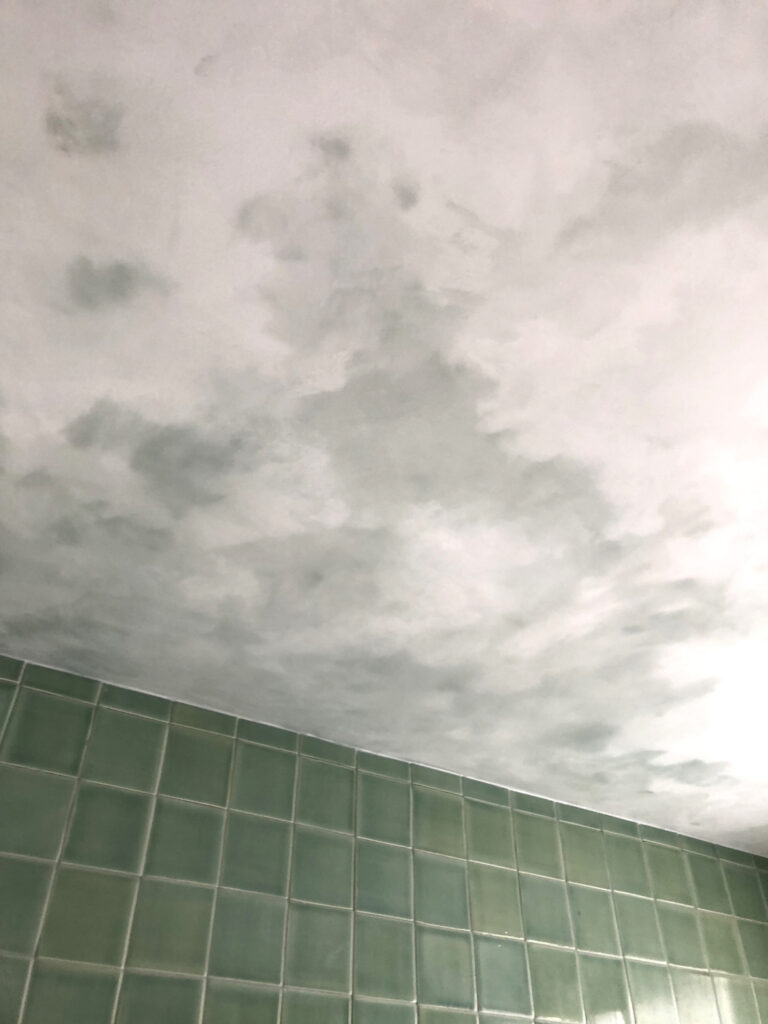Ciel peint contemporain