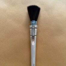 Pinceau 3 mèches bout rond bout carré, synthétique