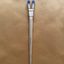 Pinceau-deux-meches-bout-pointu-numero-1-fibres-synthetiques